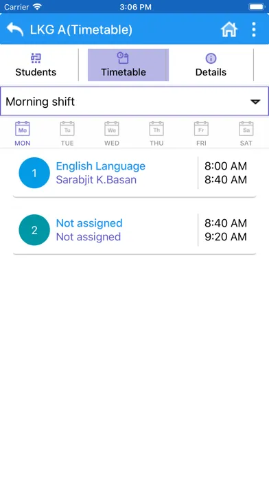 Scientific Study- school erp Screenshots