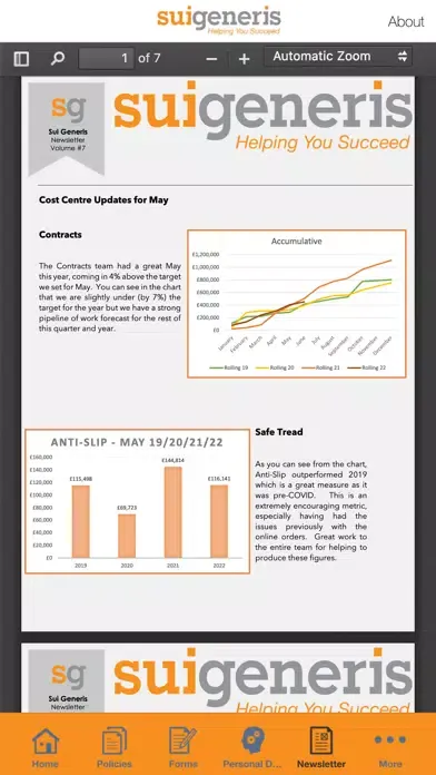 Sui Generis App Screenshots