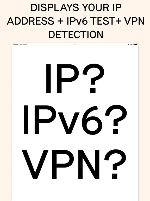 My IP Address Checker & Test iPad  スクリーンショット