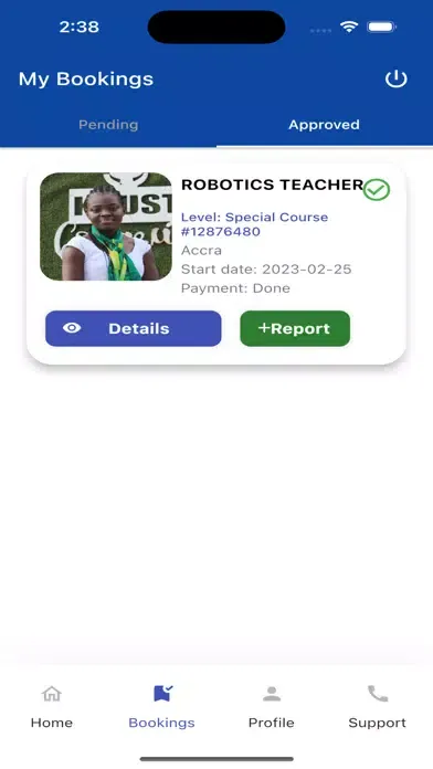 Tangkapan layar JEC App