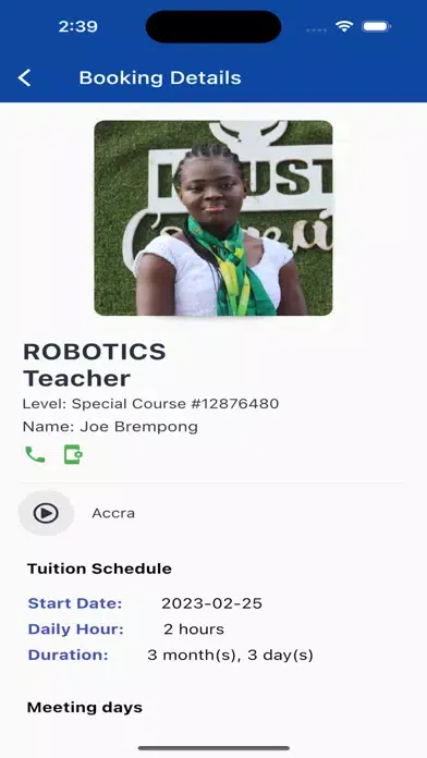 Tangkapan layar JEC App