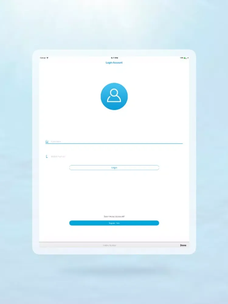 Tangkapan skrin Aqua Nufud iPad 