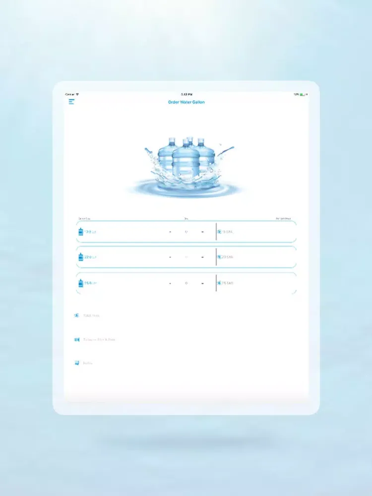 Tangkapan skrin Aqua Nufud iPad 