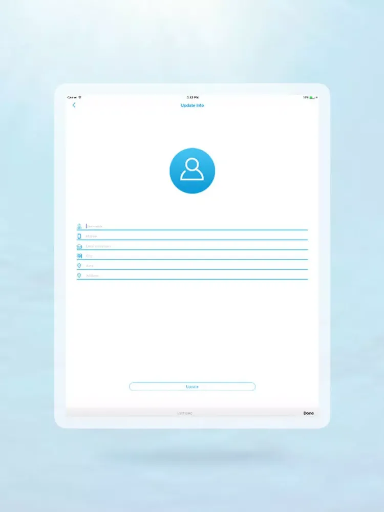 Tangkapan skrin Aqua Nufud iPad 