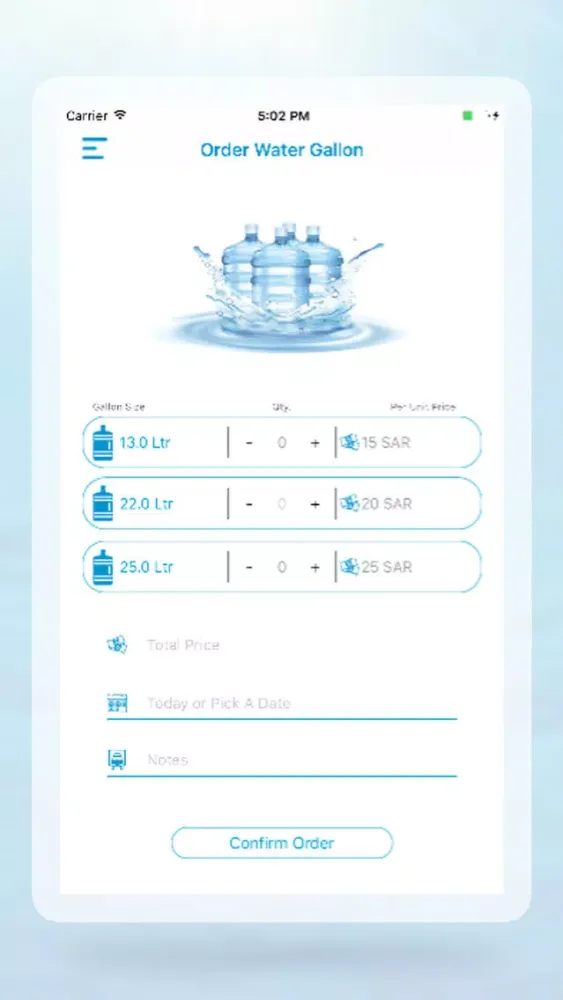 Tangkapan skrin Aqua Nufud
