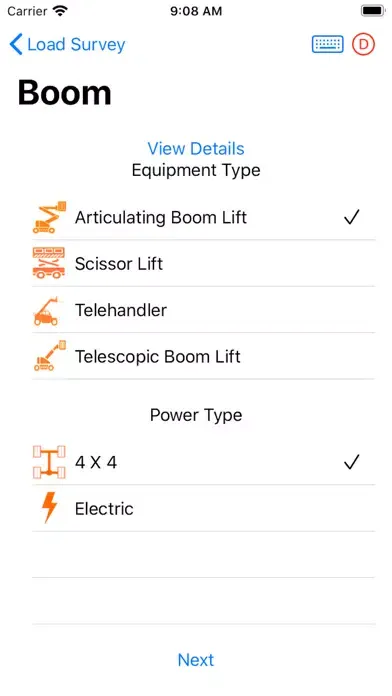 JEDEYE Aerial Lift Screenshots