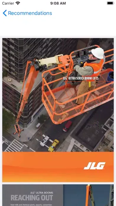 JEDEYE Aerial Lift Screenshots