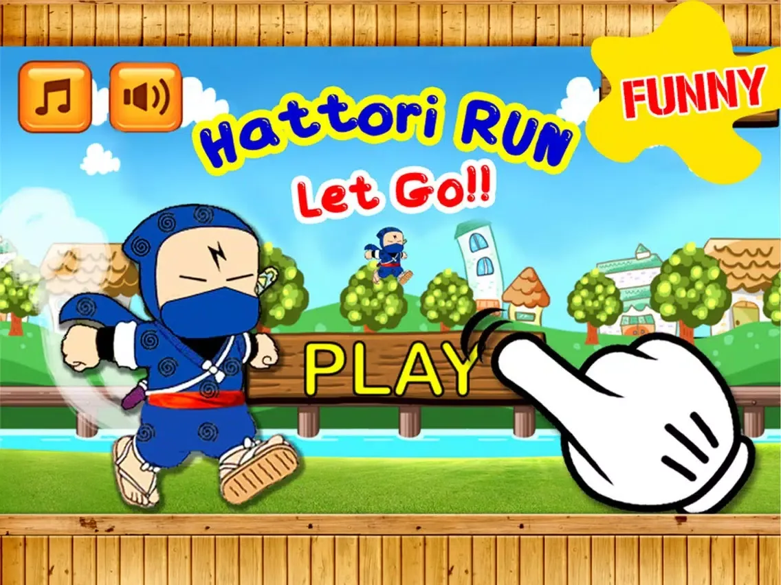 Ninja Assassin Hattori - shuriken ninja-go run world iPad  Screenshots