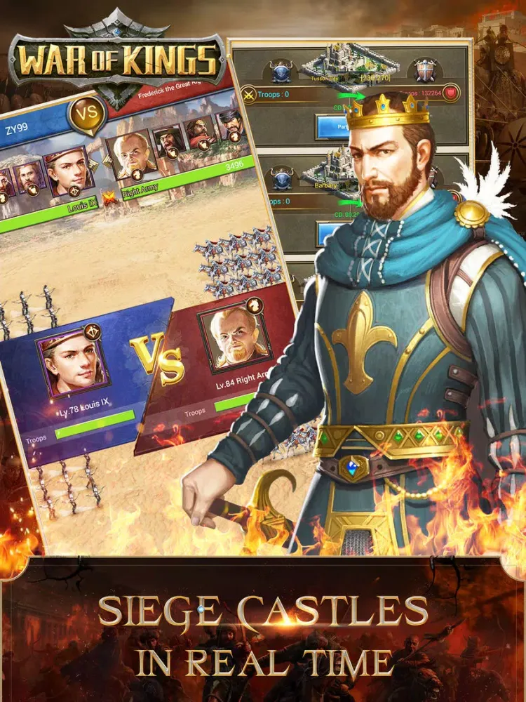 ภาพหน้าจอของ War of Kings:Power and Battle iPad 