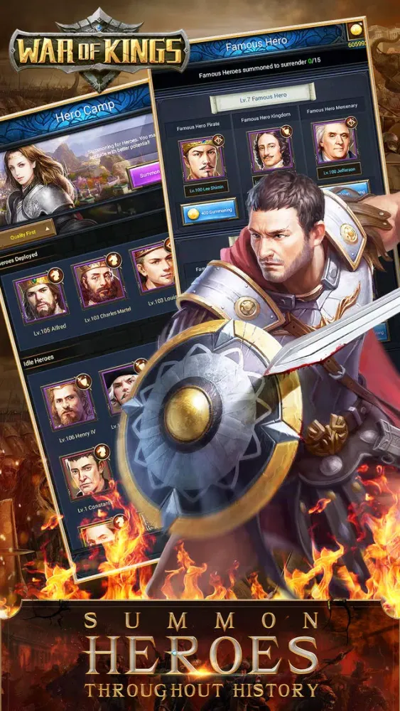 ภาพหน้าจอของ War of Kings:Power and Battle
