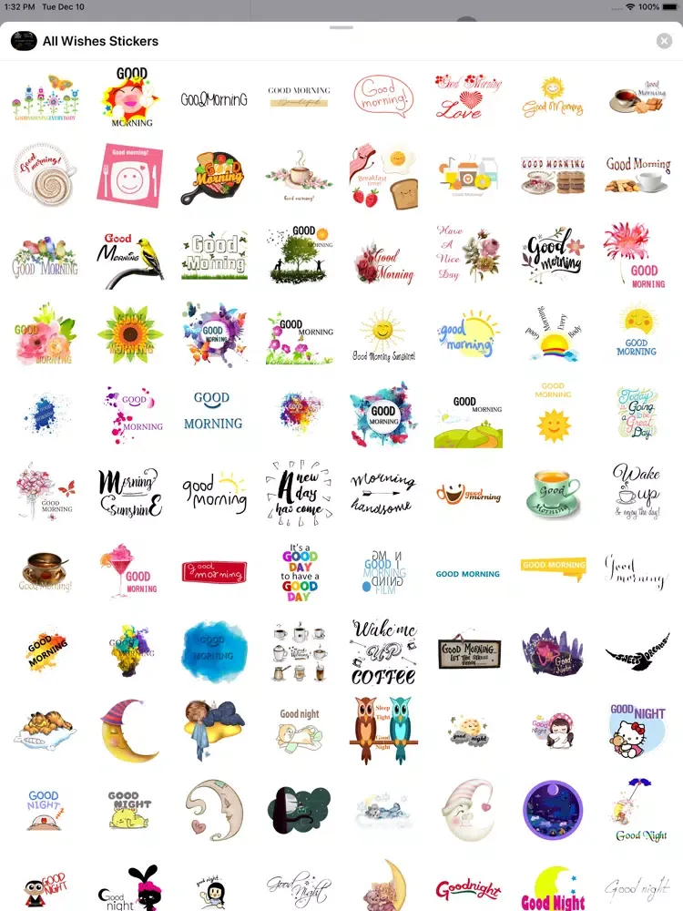 All Wishes Stickers iPad  سکرین شاٹس