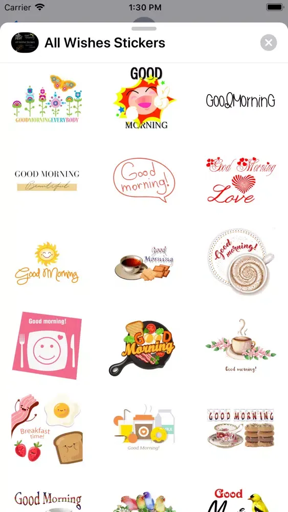 All Wishes Stickers سکرین شاٹس