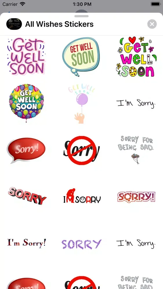 All Wishes Stickers سکرین شاٹس