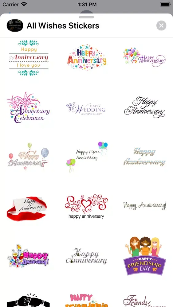 All Wishes Stickers سکرین شاٹس