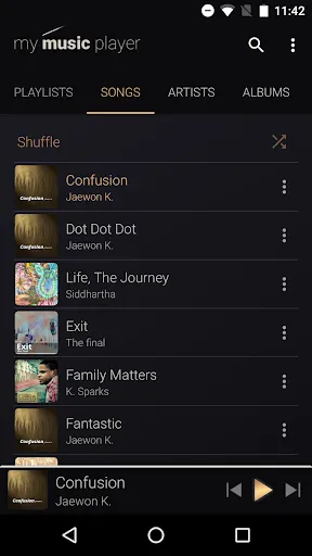 My Music Player Ekran Görüntüleri