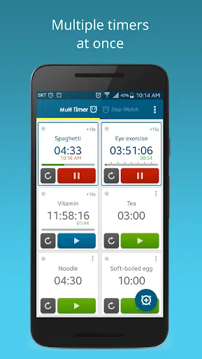 Скриншоты Multi Timer StopWatch