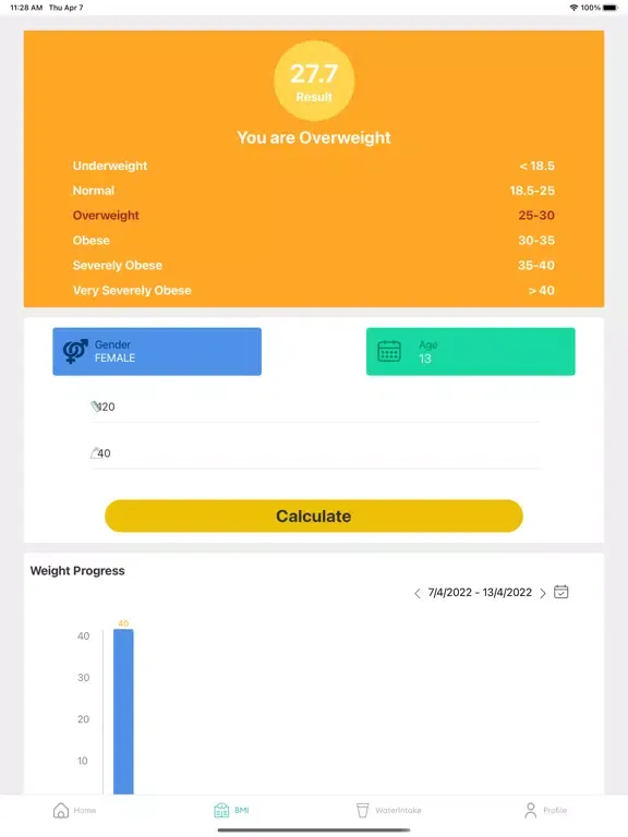 Tangkapan layar Jeem Gym SA iPad 