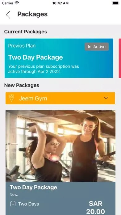 Tangkapan layar Jeem Gym SA