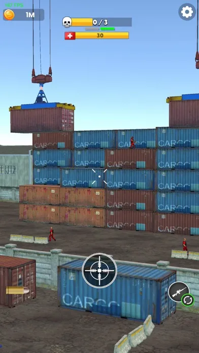 Capturas de tela do Sniper Master!