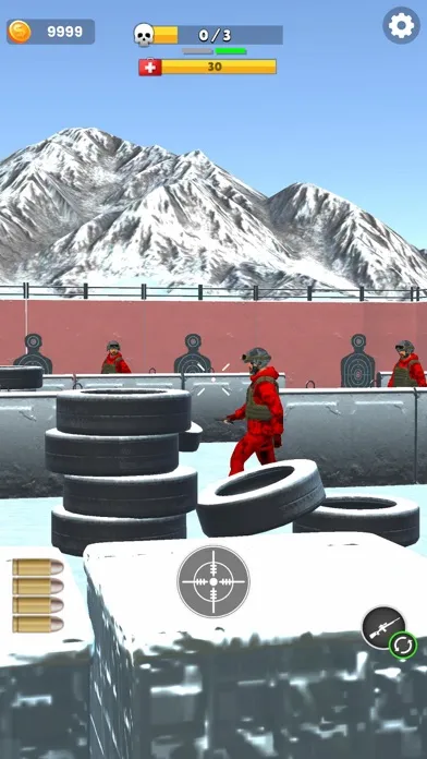 Capturas de tela do Sniper Master!