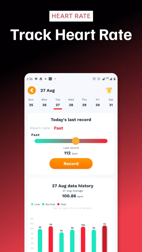Zrzuty ekranu Heart Rate Monitor