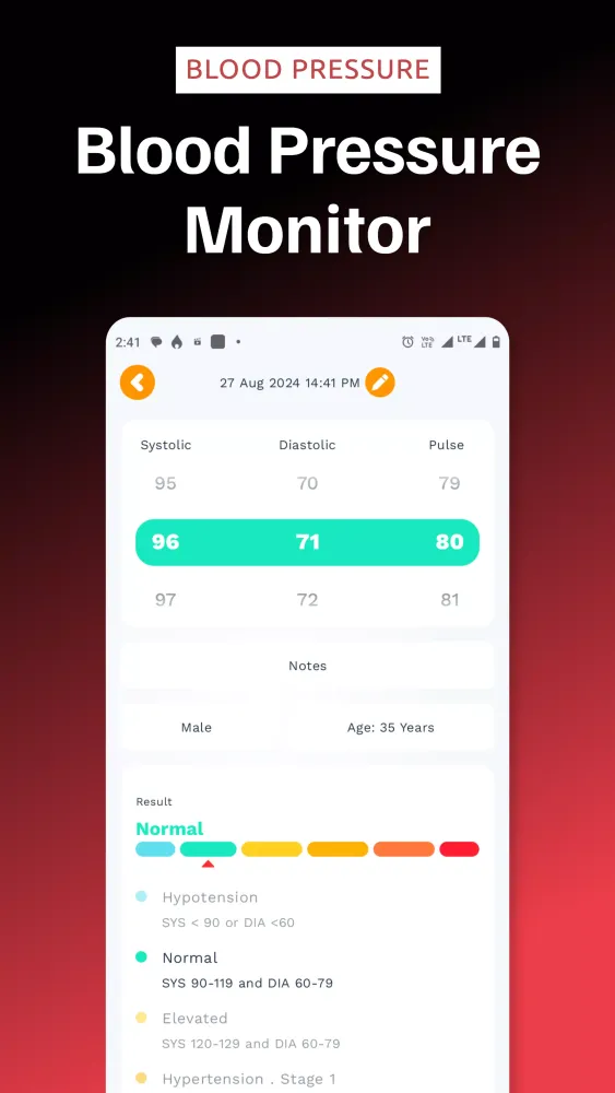 Zrzuty ekranu Heart Rate Monitor