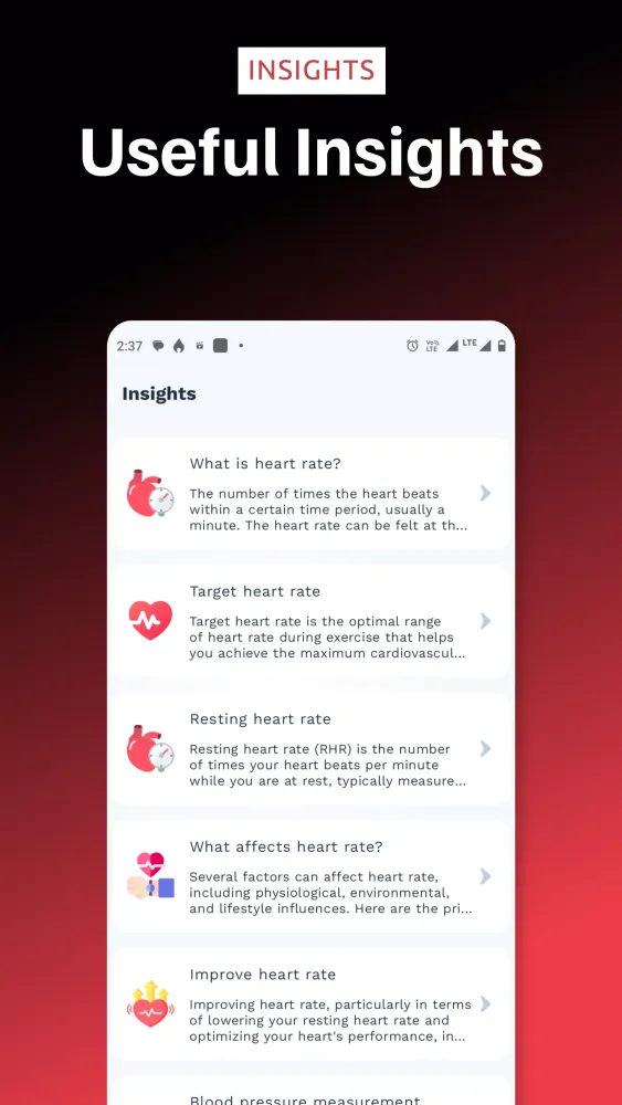 Zrzuty ekranu Heart Rate Monitor