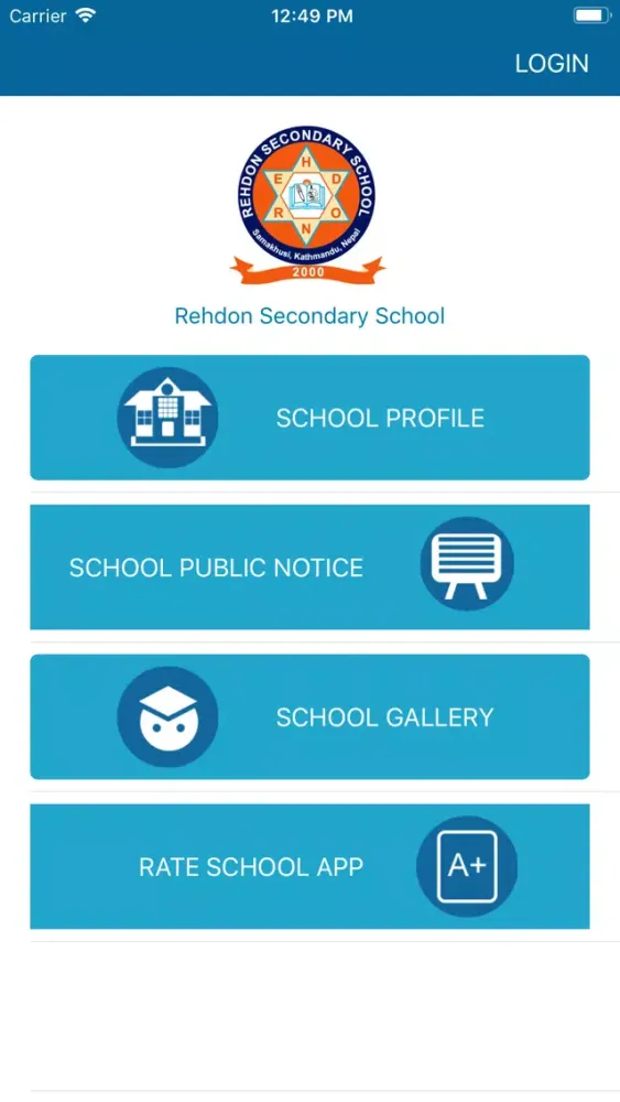 Zrzuty ekranu Rehdon School