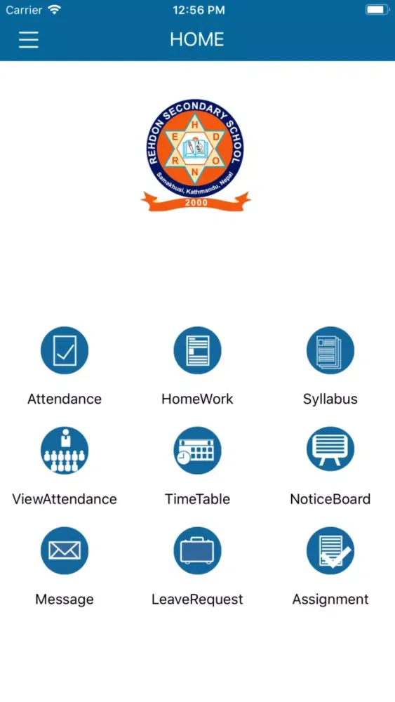 Zrzuty ekranu Rehdon School