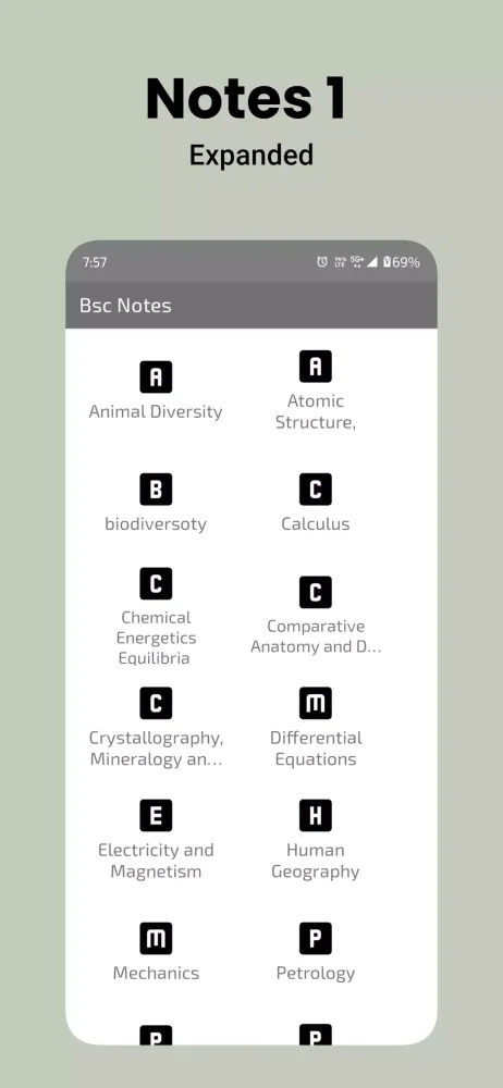 Bsc Notes Screenshots