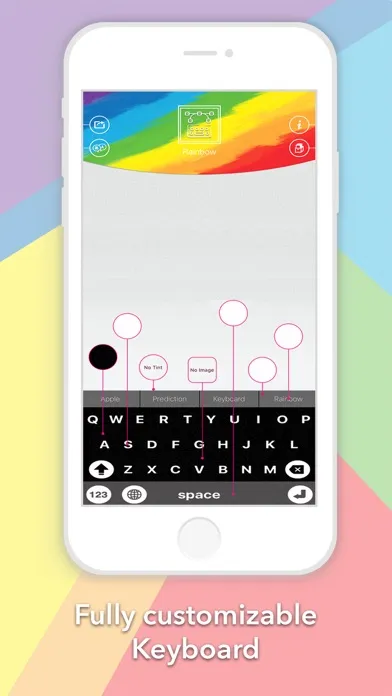 Ảnh chụp màn hình của Rainbow Indic Keyboard