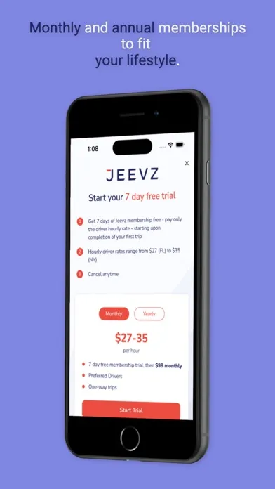 Jeevz - Personal Driver应用截图
