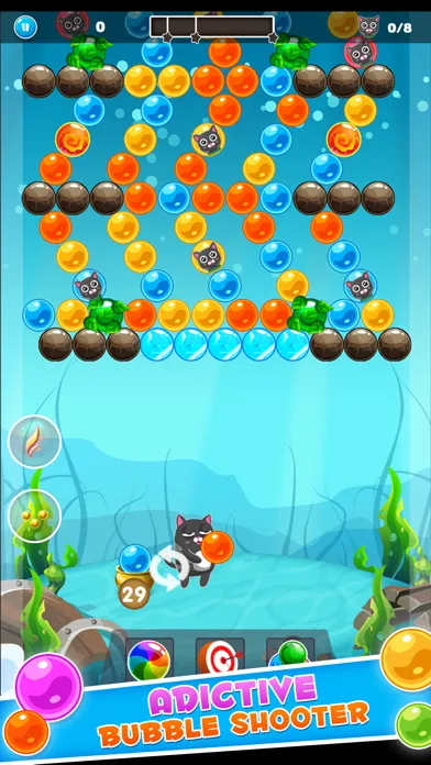 Cute-ie Kitty Bubble Shoot-ie 스크린샷