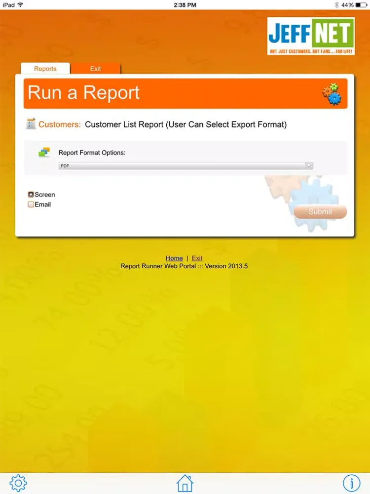 Report Runner for iOS (Crystal Reports Viewer) iPad  スクリーンショット