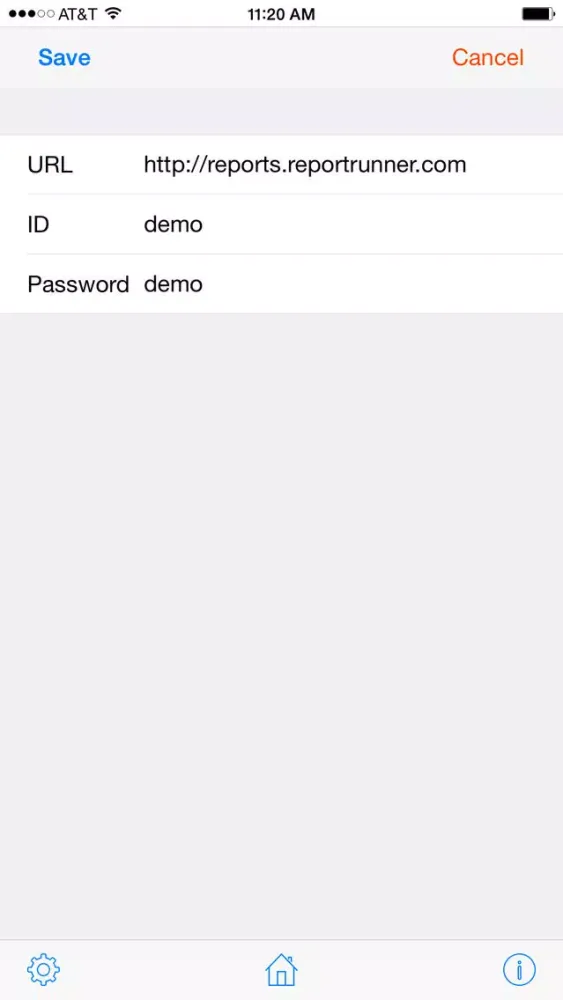 Report Runner for iOS (Crystal Reports Viewer) スクリーンショット