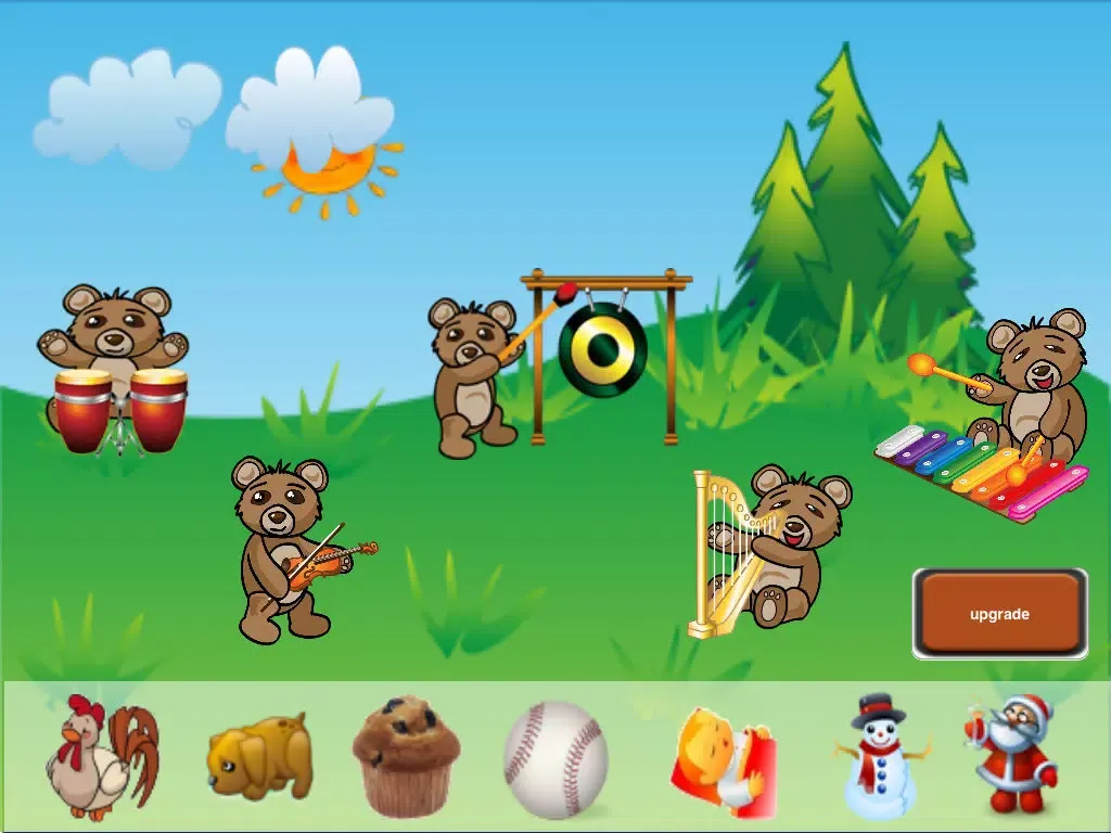 Ảnh chụp màn hình của Musical Bears HD iPad 