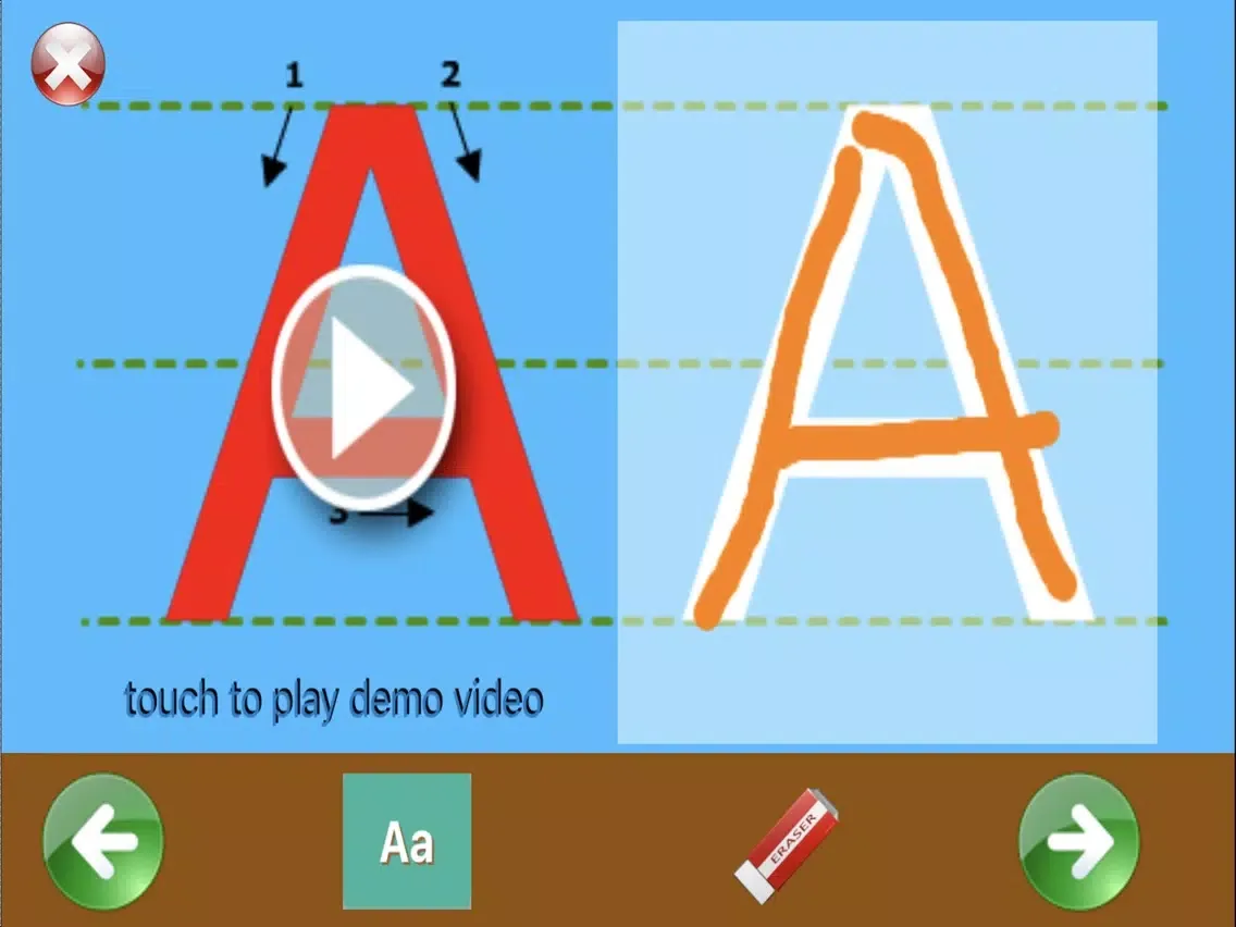 ภาพหน้าจอของ Kid's ABC iPad 