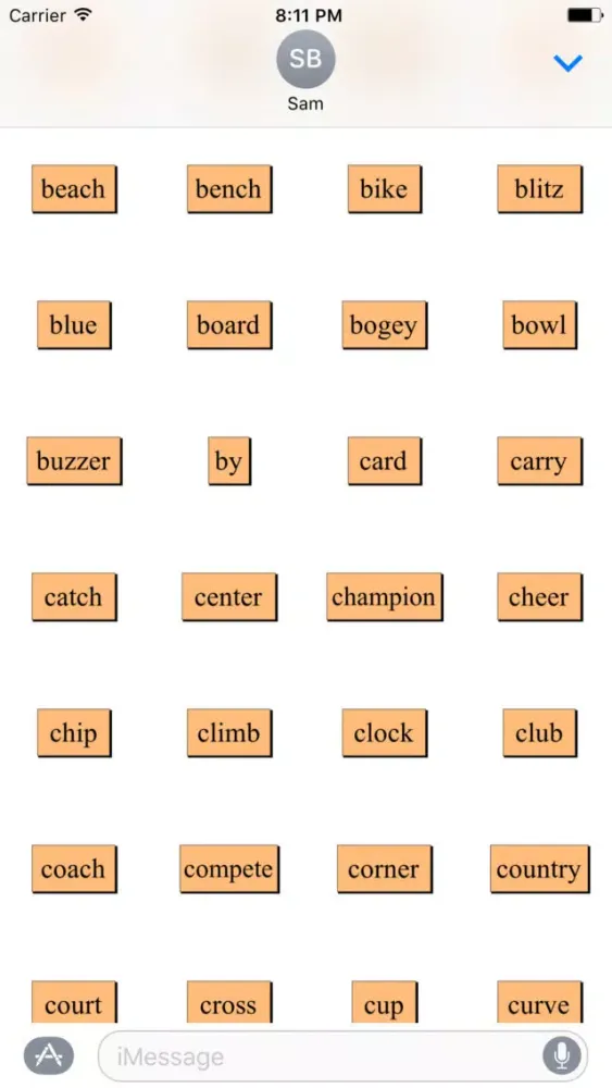 fridge words Sports Sticker Pack 스크린샷