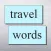 fridge words Travel Sticker Pack