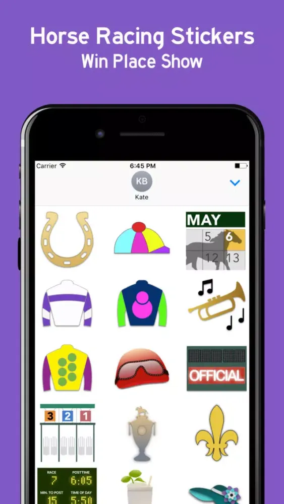 Zrzuty ekranu Horse Racing Sticker Pack