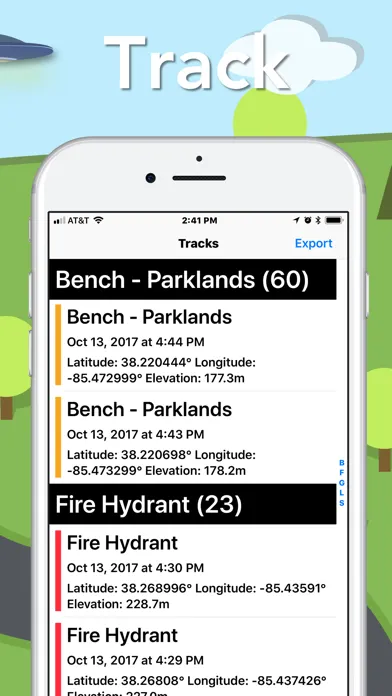 Keep Track App Screenshots