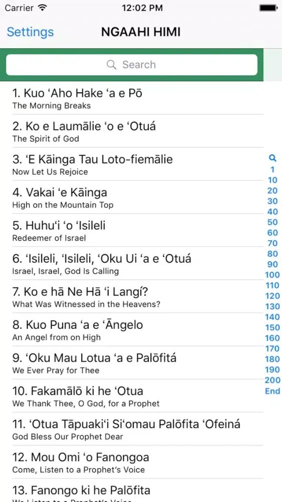 Tongan Hymns سکرین شاٹس