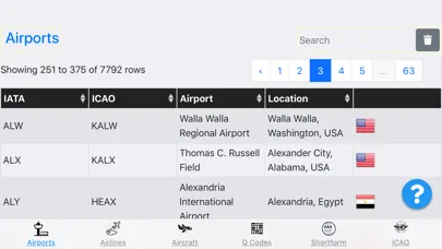 Air Codes Database應用截圖