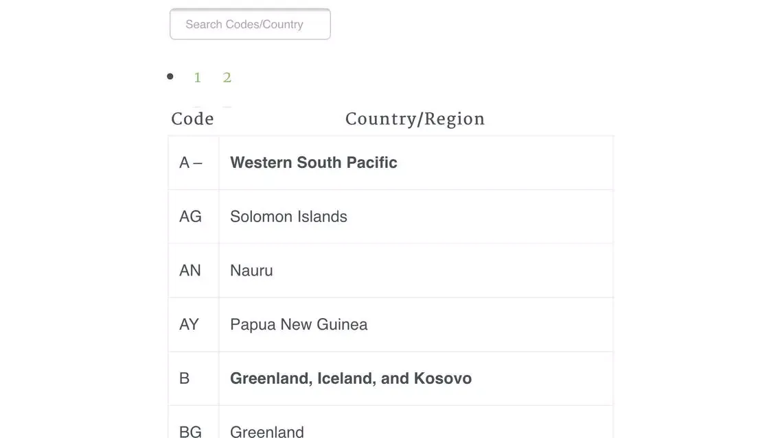 Airport Airline Codes Database স্ক্রিনশট