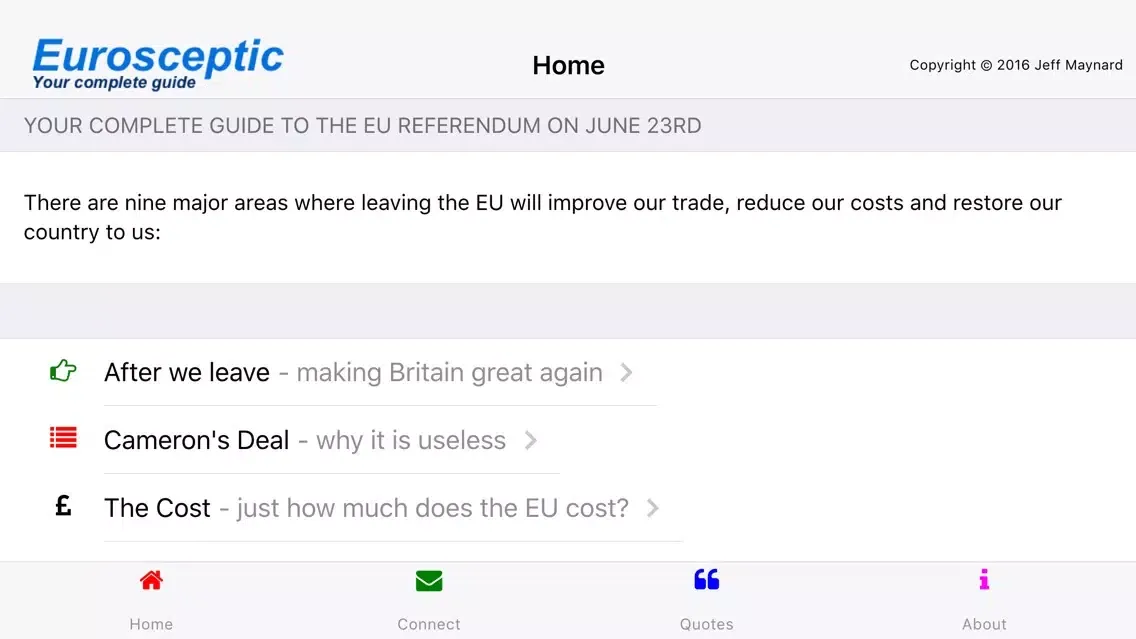Eurosceptic 스크린샷
