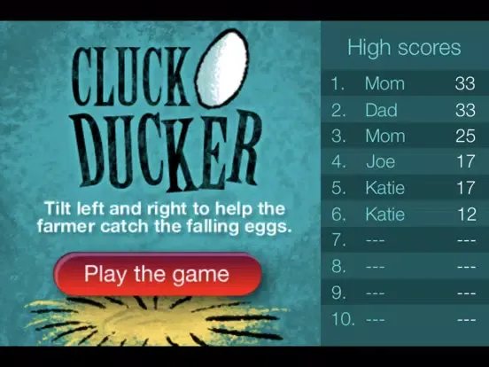 Cluck Ducker iPad  سکرین شاٹس