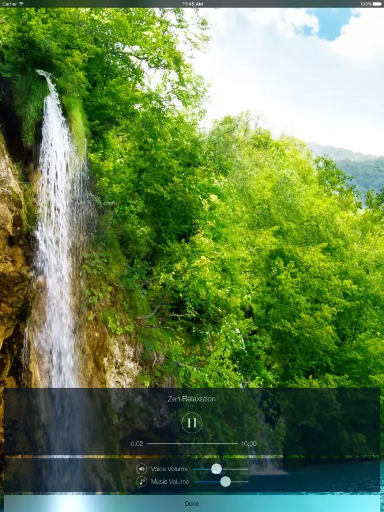 Living the Dream - Relaxation and Meditation iPad  Screenshots