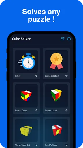 Tangkapan skrin Cube Solver