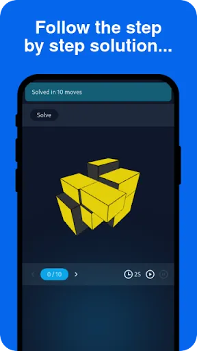 Tangkapan skrin Cube Solver