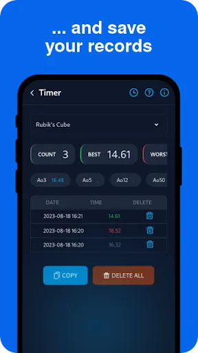 Tangkapan skrin Cube Solver